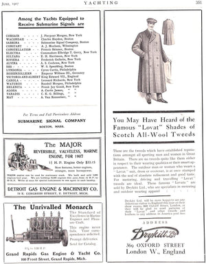 Yachting (Magazine): June 1907 (SOLD)