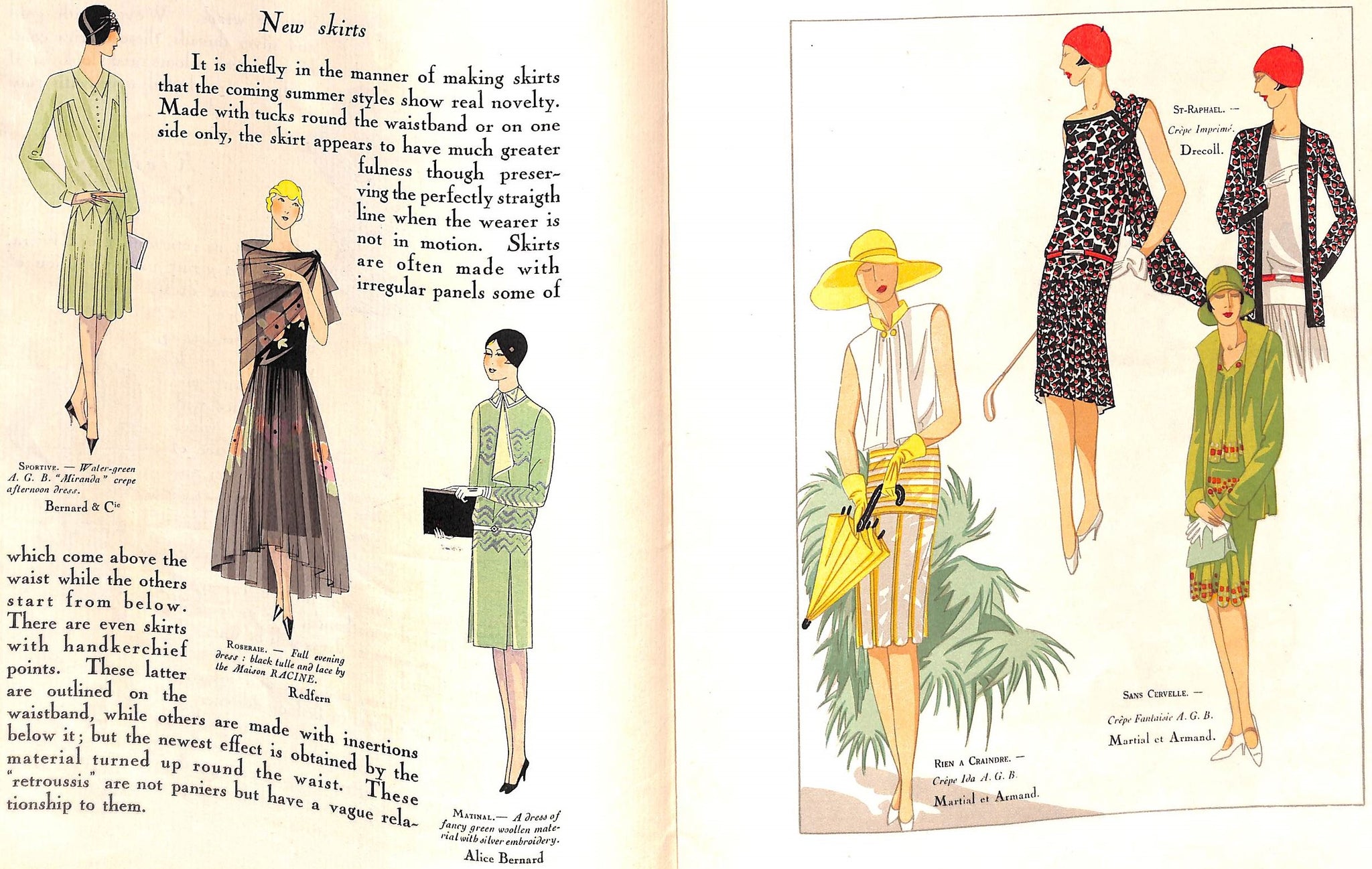 A.G.B. Art Gout Beaute: Feuillets L'Elegance Feminine Fevrier 1928