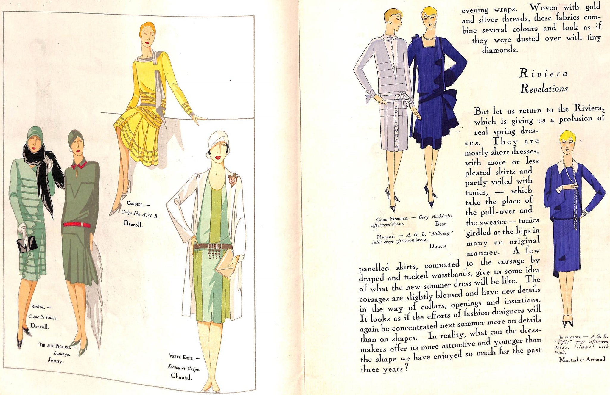 A.G.B. Art Gout Beaute: Feuillets L'Elegance Feminine Fevrier 1928