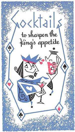 "King Of Hearts Drink Book" 1955 IRWIN, Josephine