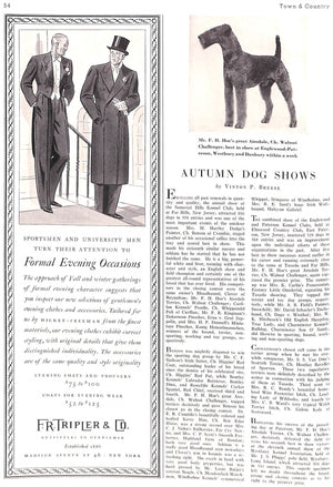 Town & Country November 1st 1933