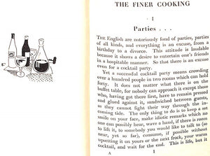 "The Finer Cooking Or Dishes For Parties" BOULESTIN, X.M.