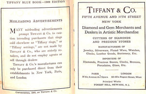 "Tiffany & Co. Blue Book 1909" (SOLD)