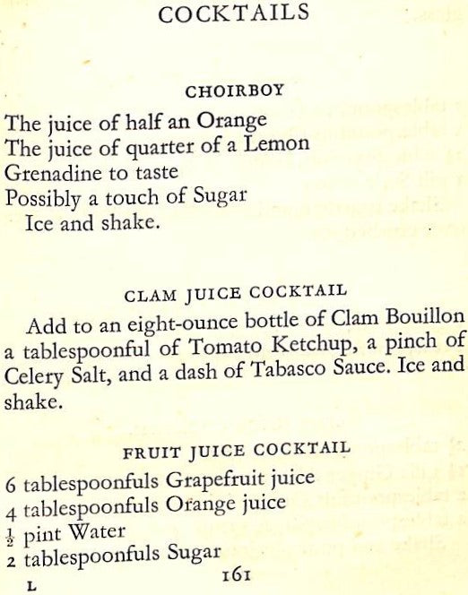 "Good Drinks" 1947 HEATH, Ambrose