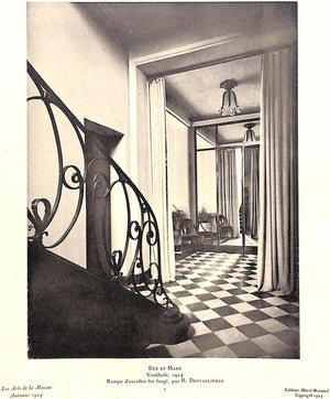 "Les Arts De La Maison" 1924 ZERVOS, Christian