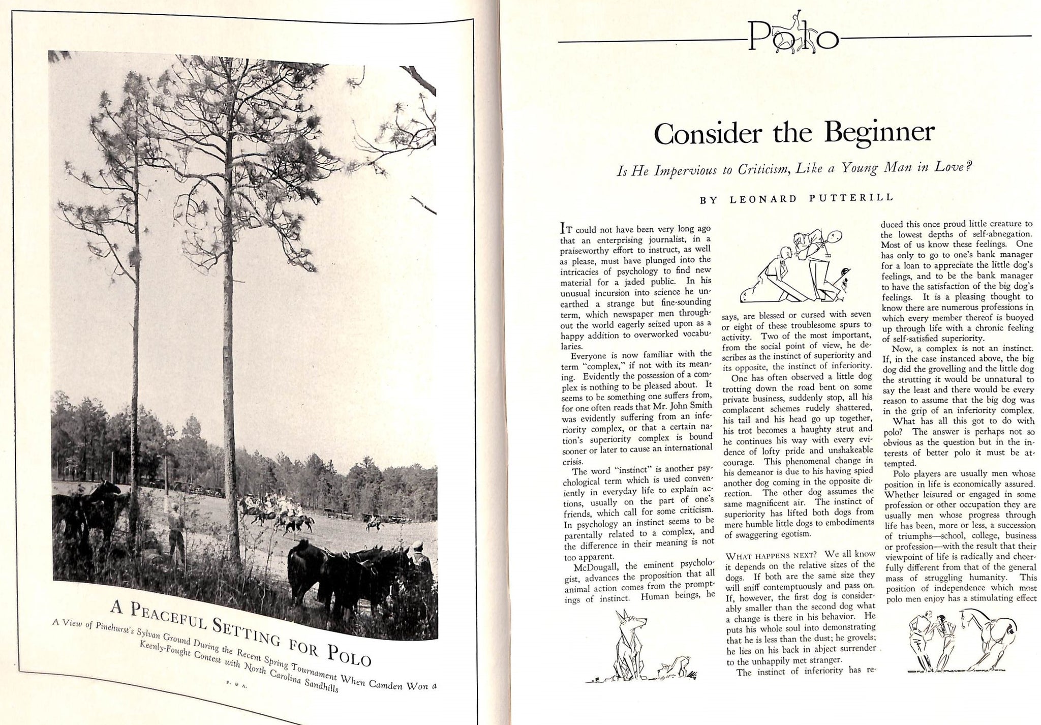 "Polo Magazine: Polo To The Fore In The South" June, 1929