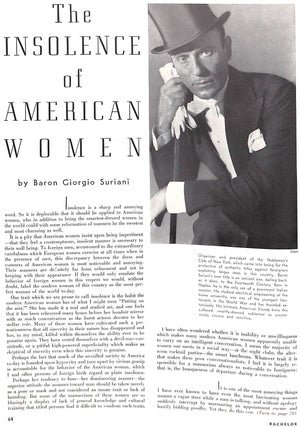 "Bachelor Magazine" April 1937