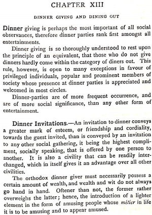 "Manners And Rules Of Good Society" 1924 A Member Of The Aristocracy