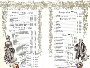 "Bergez-Frank's Inc: Old Poodle Dog Restaurant and Cafe: Wines"