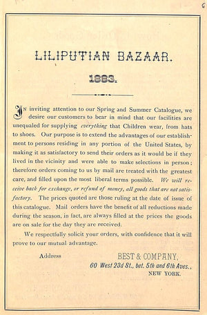 "Best & Company Liliputian Bazaar Boys', Girls' And Babies' Clothing"