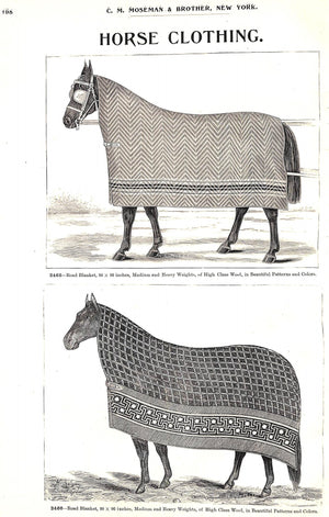 "Mosemans': Illustrated Guide For Purchasers Of Horse Furnishing Goods" 1895 MOSEMAN, C.M.