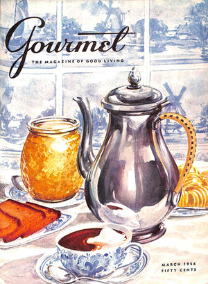 "Gourmet: The Magazine of Good Living" 12 Bound 1956 Issues