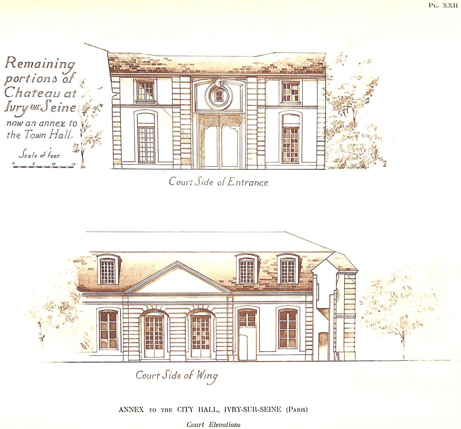 "French Provincial Architecture" 1924 GOODWIN, Philip Lippincott MILLIKEN, Henry Ooothovt (SOLD)