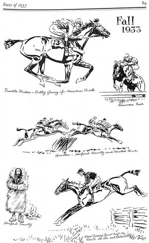 "Record of Hunt Race Meetings in America Volume 3, Races of 1933" VISCHER, Peter [editor]