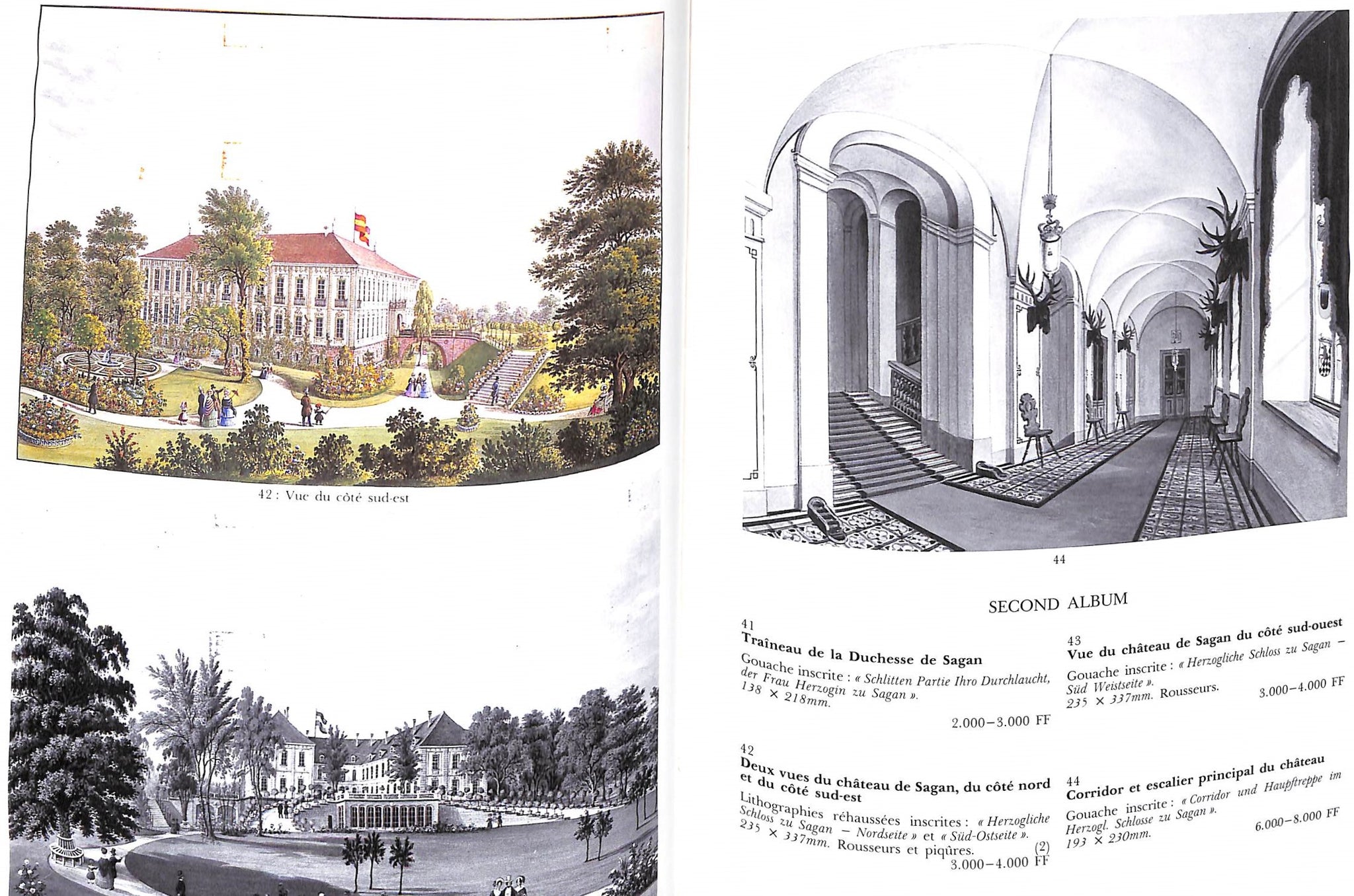 "Les Vues de Sagan" 1989 Sotheby's