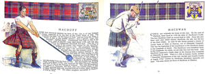 "The Scottish Tartans With Historical Sketches Of The Clans And Families Of Scotland" 1945