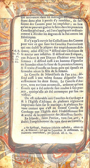 "Conferences Ecclesiastiques De Paris Sur Le Mariage" 1775
