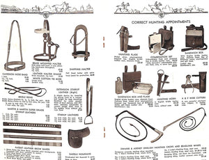 "Saddlery Riding & Polo Abercrombie & Fitch 1937 Catalog"