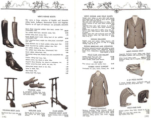 "Saddlery Riding & Polo Abercrombie & Fitch 1937 Catalog"