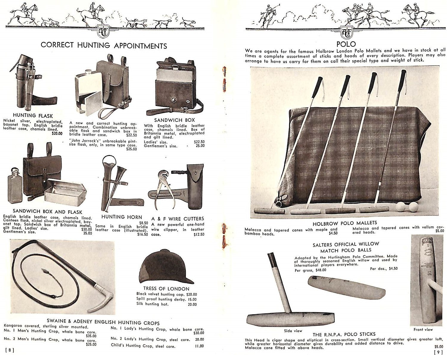 "Polo and Saddlery Abercrombie & Fitch Catalog"