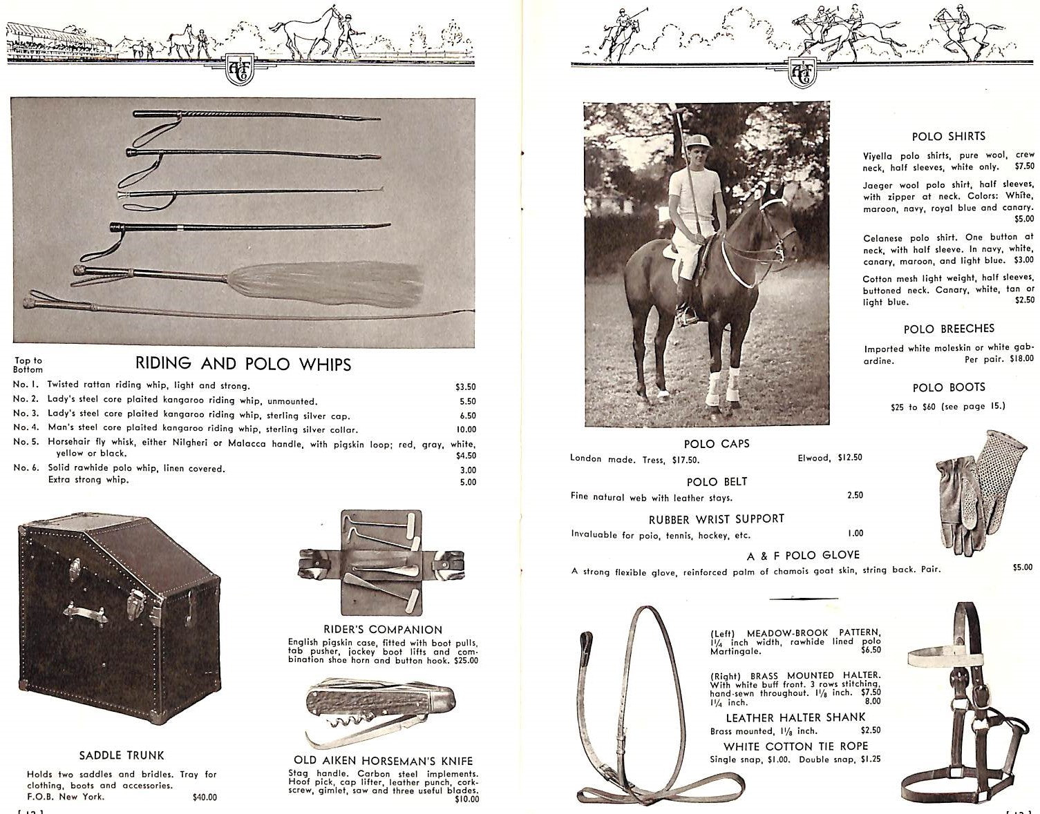 "Polo and Saddlery Abercrombie & Fitch Catalog"