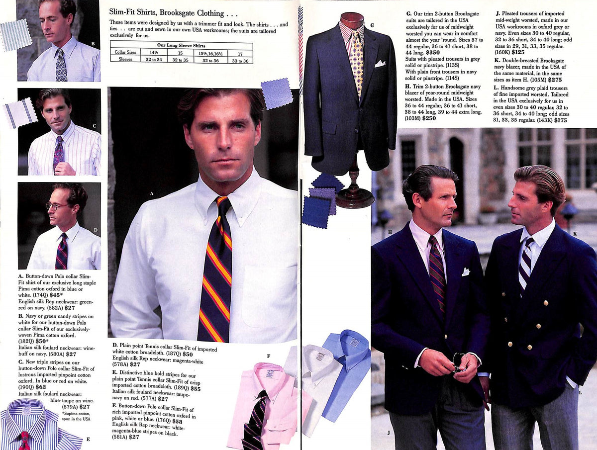 "Brooks Brothers Autumn 1989 Catalogue" (SOLD)