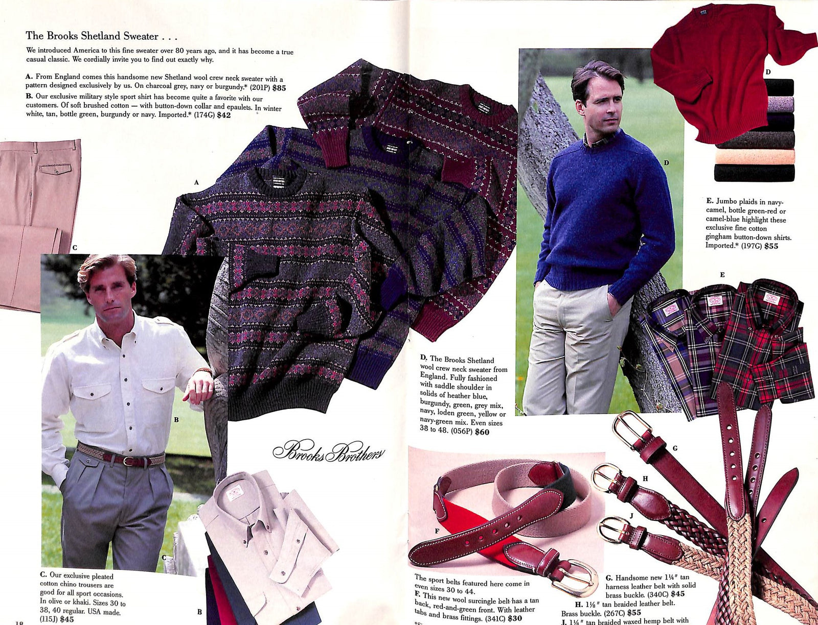 "Brooks Brothers Autumn 1989 Catalogue" (SOLD)