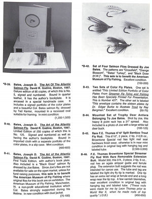 "Joseph D. Bates, Jr. Collection Public Auction: February 23, 1990"
