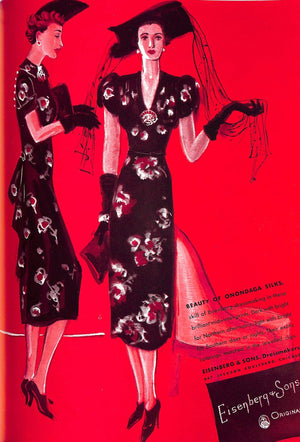 "Vogue Magazine 6 Bound Issues Oct.-Dec. 1937" (SOLD)