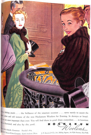 "Vogue Magazine 6 Bound Issues Oct.-Dec. 1937" (SOLD)