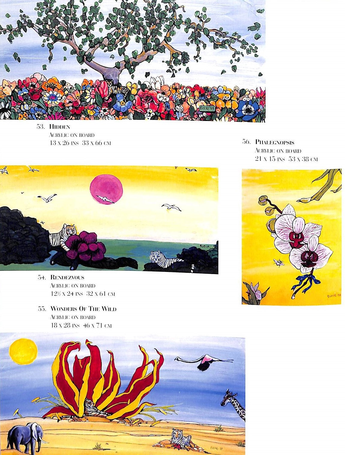 "Fleur Cowles: 2002 London Exhibition and Sale" (SOLD)