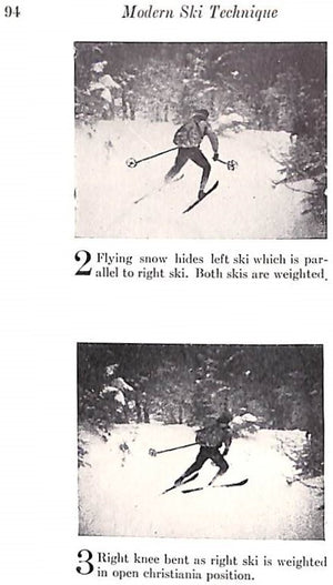 "Modern Ski Technique" SCHNIEBS, Otto and MCCRILLIS, J.W.