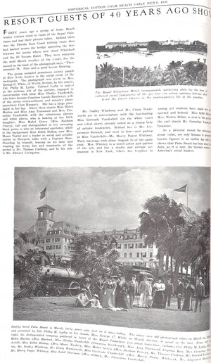 "Palm Beach Daily News Historical Edition 1936" PIERCE, Ruby Edna