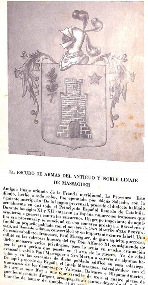 "Massaguer: Su Vida y Su Obra Autobiografia Historia Grafica Anecdotario" 1957