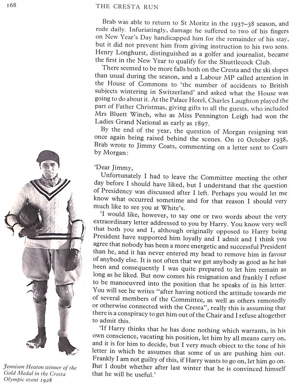 "The Cresta Run: History Of The St Moritz Tobogganing Club" 1976 (SOLD)