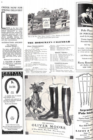 "Polo: The Magazine for Horsemen, November, 1932"
