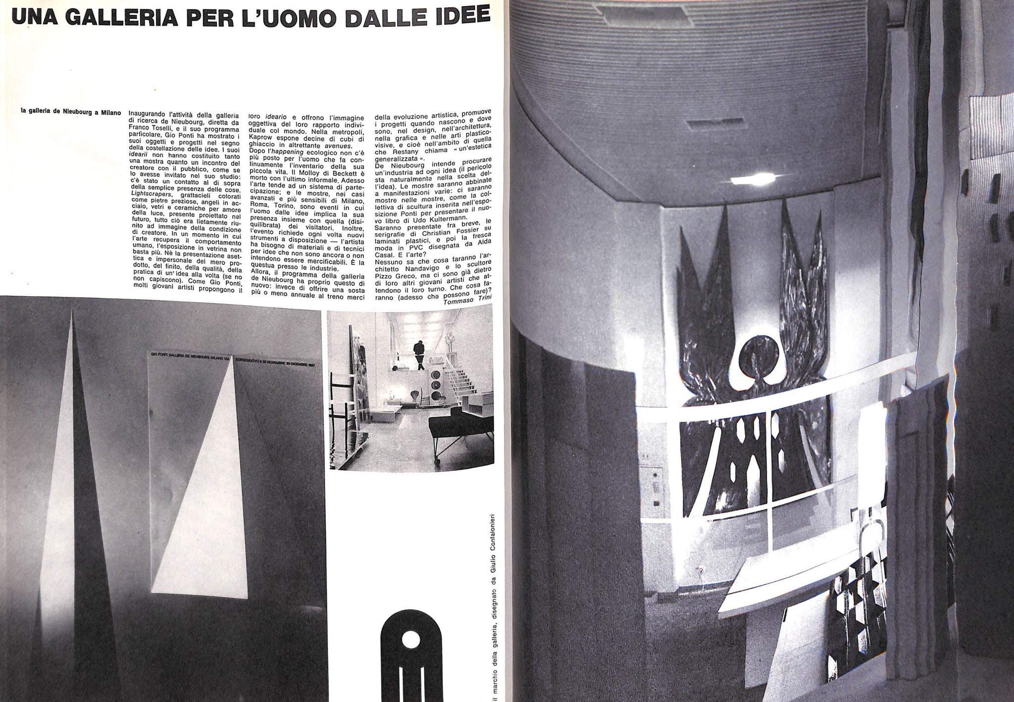 "Domus Architettura, Arredamento Arte: 459 - Febbraio 1968" PONTI, Gio [Editor Direttore]
