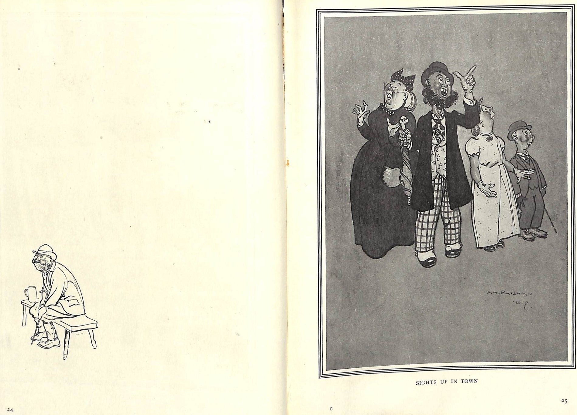 "Burlesques" 1916 BATEMAN, H.M.