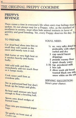 "The Original Preppy Cookbook" 1981 ARNESON, D.J.
