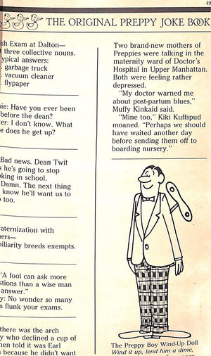 "The Original Preppy Jokebook" 1981 ARNESON, D.J.