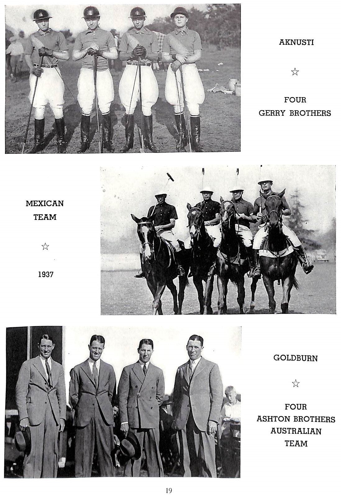 Meadow Brook Polo 1946 Program