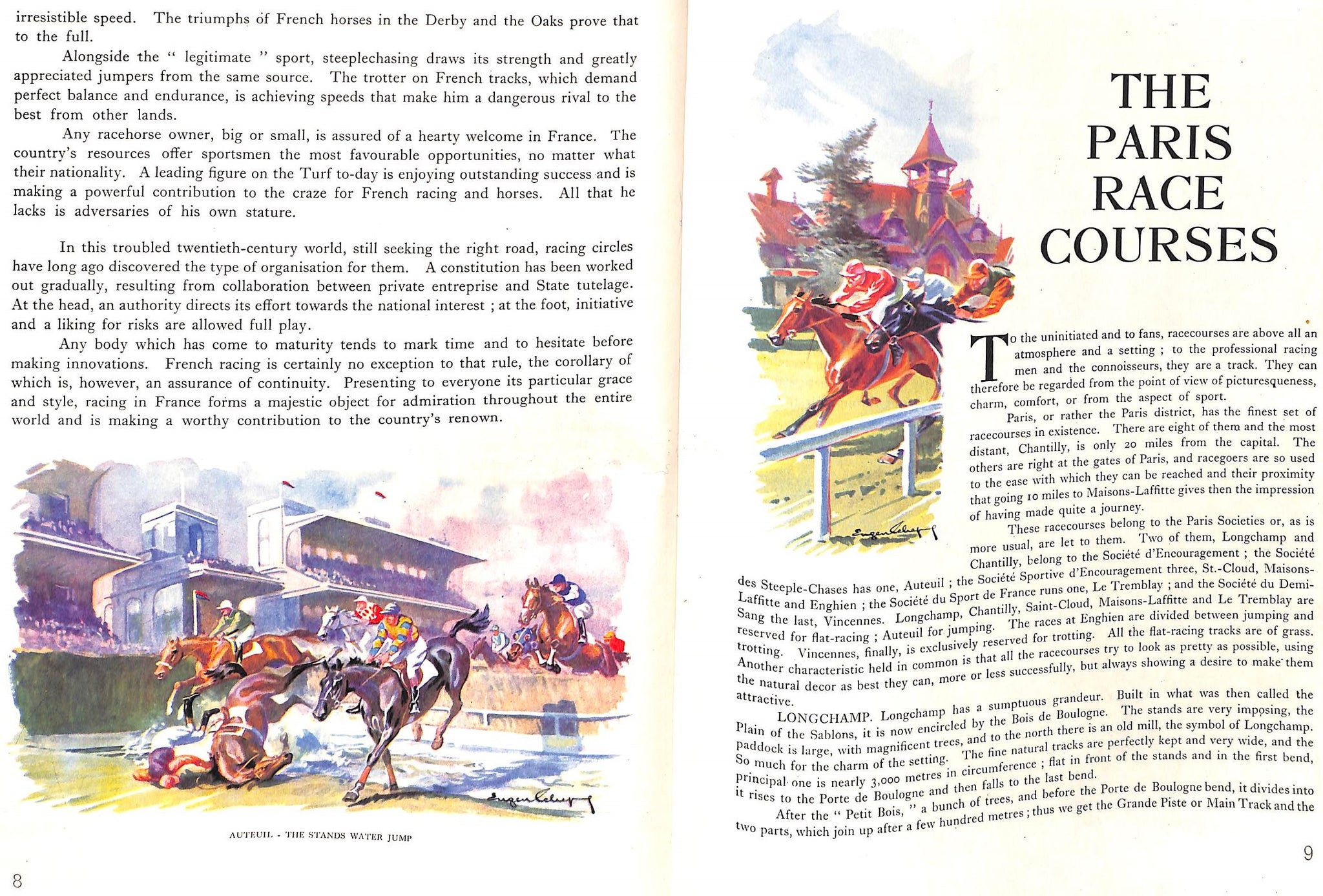 "Racing In France" 1950 Godolphin Darley (INSCRIBED)