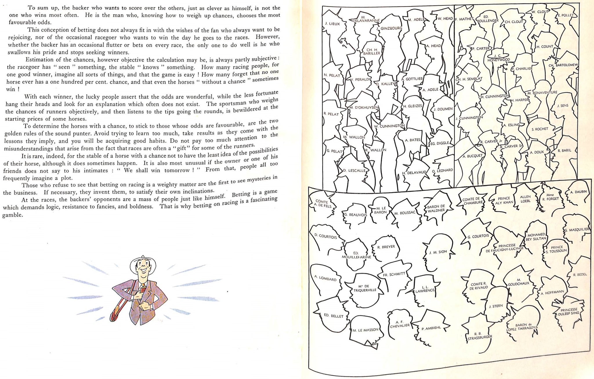 "Racing In France" 1950 Godolphin Darley (INSCRIBED)