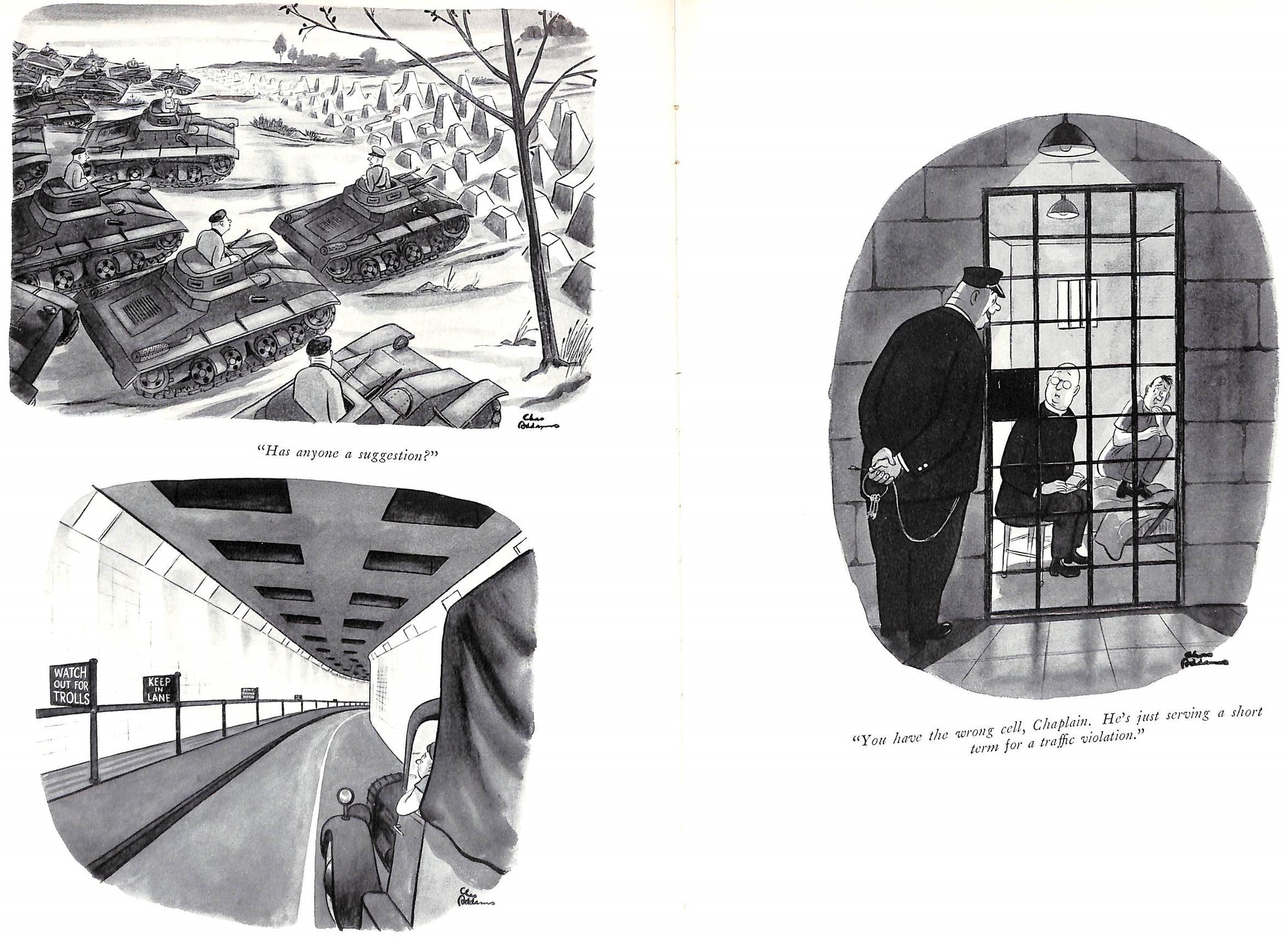 "Drawn And Quartered" 1942 ADDAMS, Chas