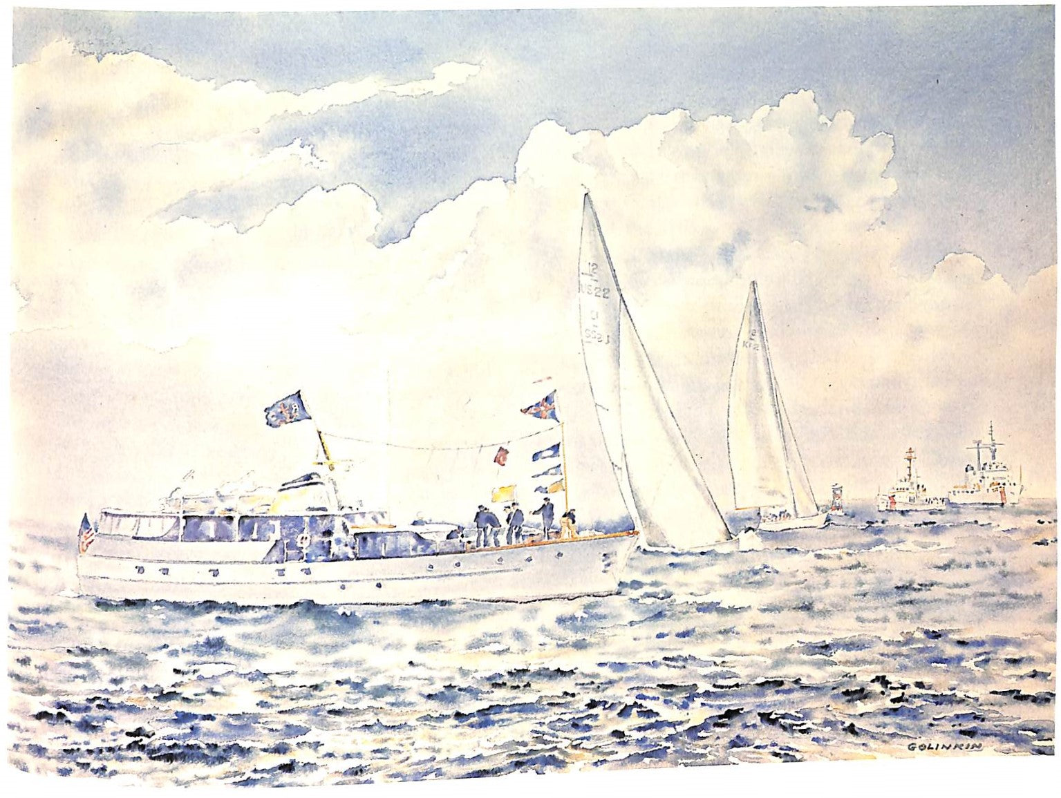 "The Twelve Meter Challenges For The America's Cup" 1977 HOYT, Norris D.