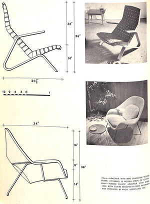 "Modern Furniture: Its Design And Construction" 1949 FABBRO, Mario Dal