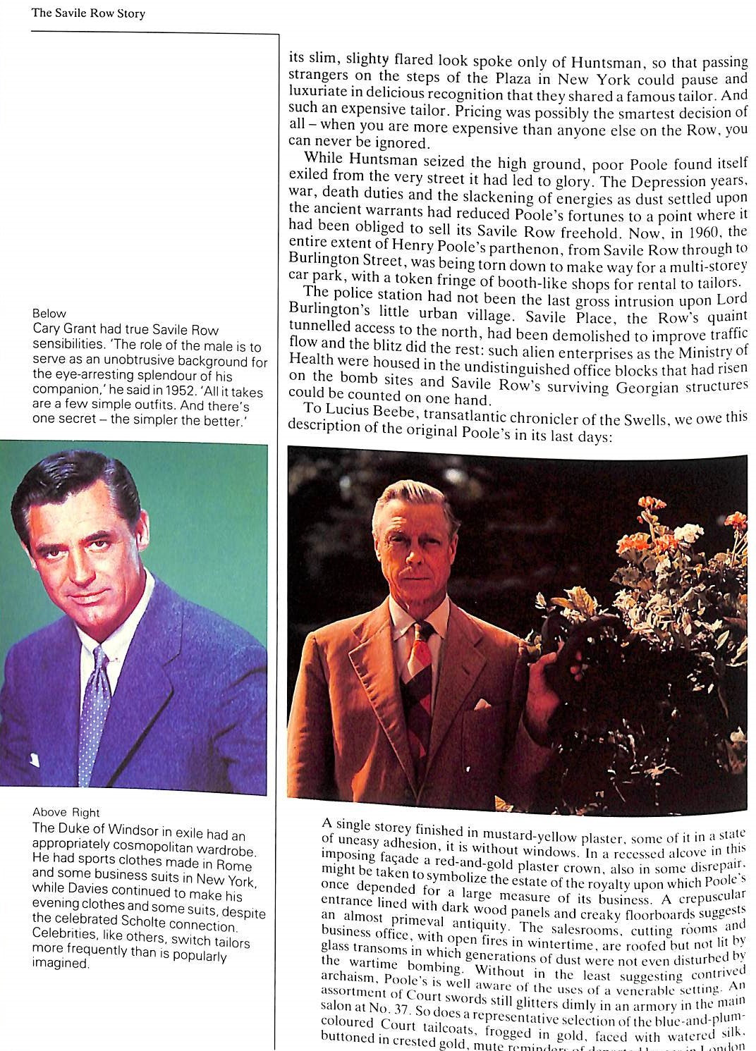 "The Savile Row Story An Illustrated History" 1988 WALKER, Richard