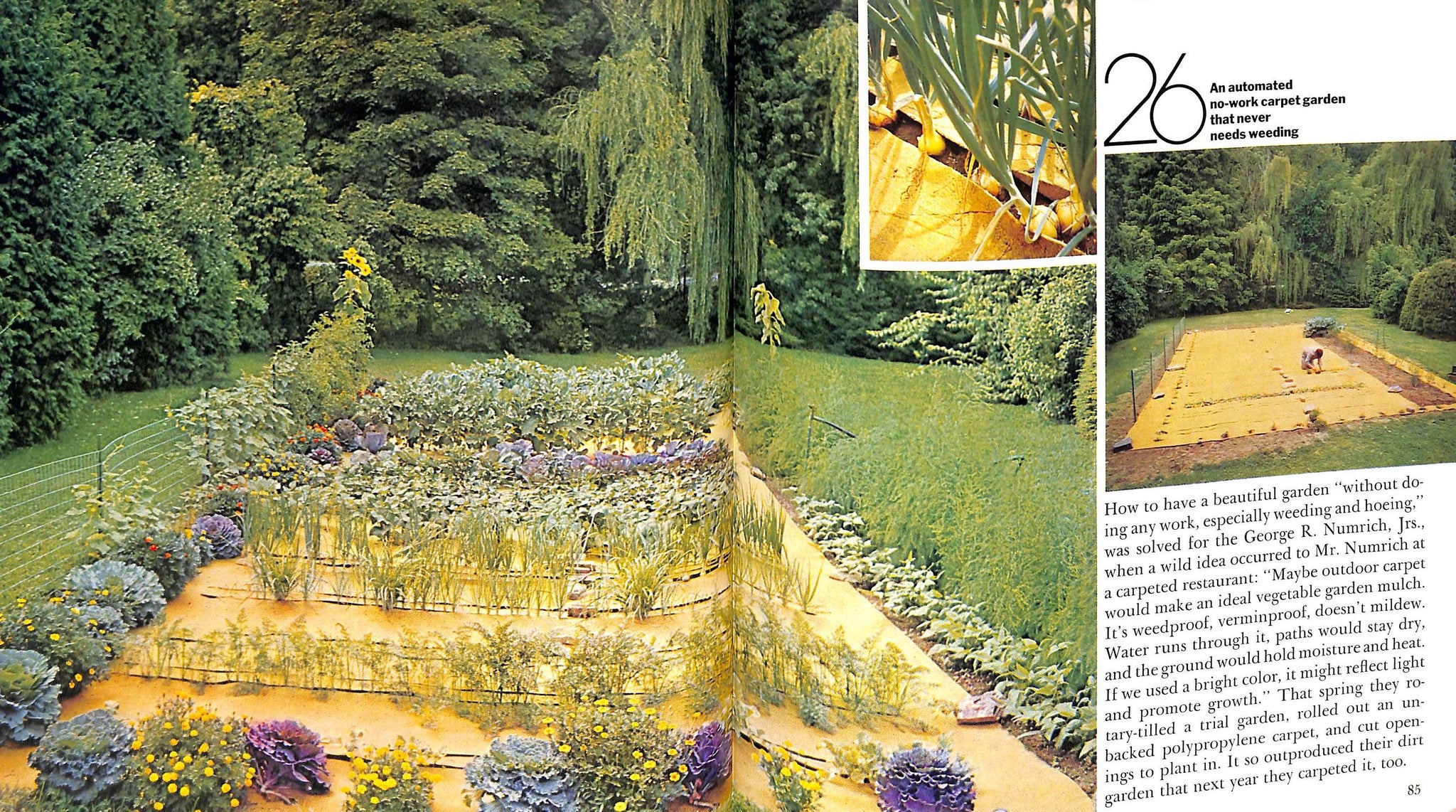 "House & Garden's 26 Easy Little Gardens" 1975 WESTON, Marybeth Little