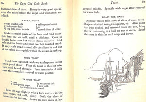 "The Cape Cod Cook Book" 1931 GRUVER, Suzanne Cary