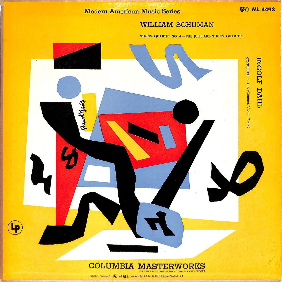 "Modern American Music Series LP William Schuman and Ingolf Dahl w/ Stuart Davis Artwork Cover" (SOLD)